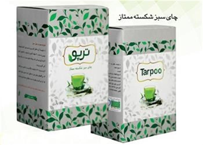 چای سبز شکسته ممتاز ترپو 90گرمی(جعبه ای )